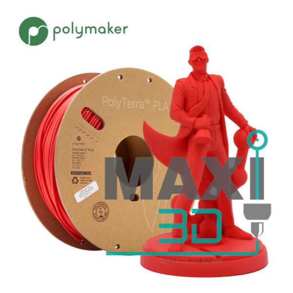 PLA 1.75mm 1KG Lava Red Polyterra – Polymaker