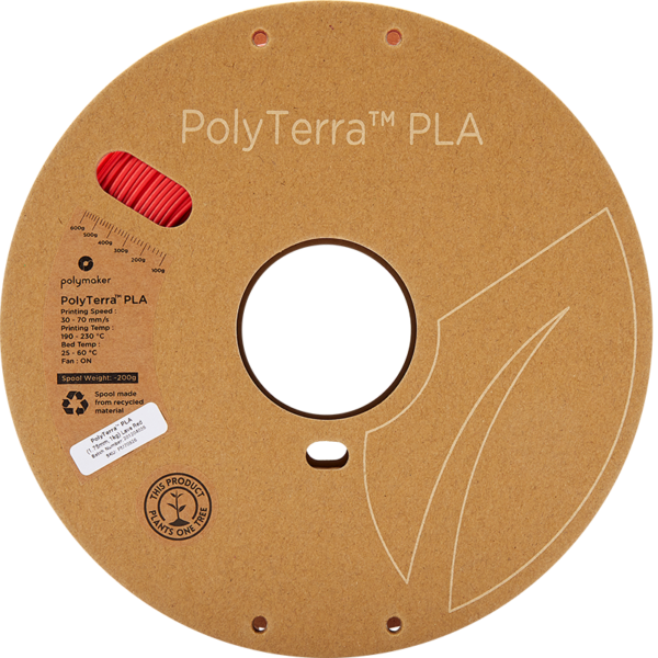 PLA 1.75mm 1KG Lava Red Polyterra – Polymaker - Imagen 5