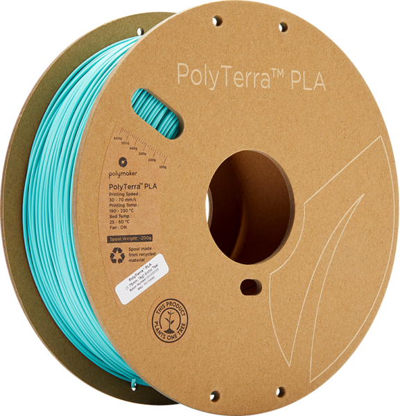 PLA 1.75mm 1KG Verde Azulado (Artic Teal) Polyterra – Polymaker - Imagen 2