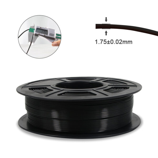 PLA 1.75mm 1KG Black - Maxi - Imagen 3