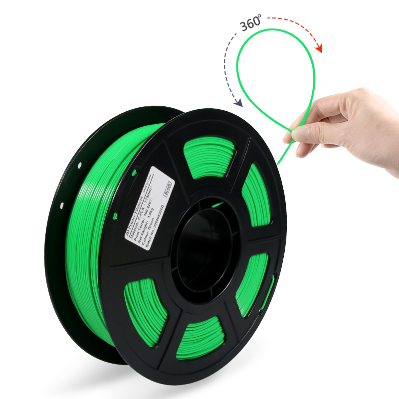 Filamento PLA 1.75mm VERDE FLUO